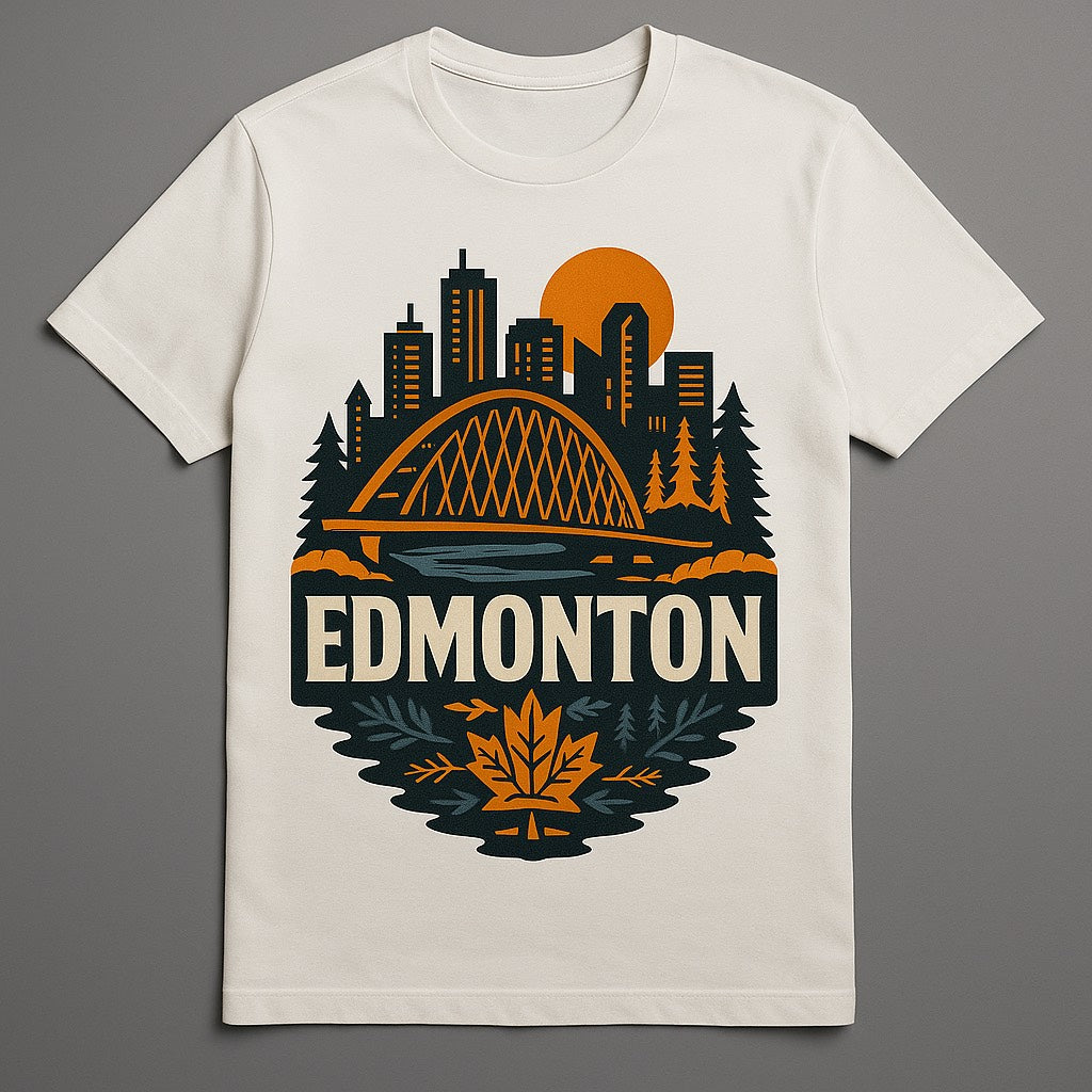 Edmonton white T-shirt