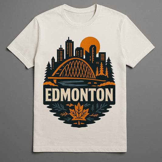 Edmonton white T-shirt